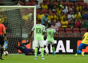 Rohr looks at positives as Brazil force Nigeria to 1-1 draw