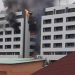 Fire razes parts of Nigeria’s Treasury House