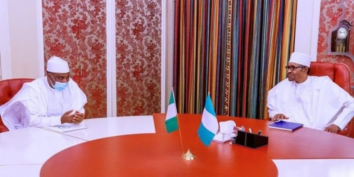 Sokoto banditry: Tambuwal briefs Buhari in Aso Rock