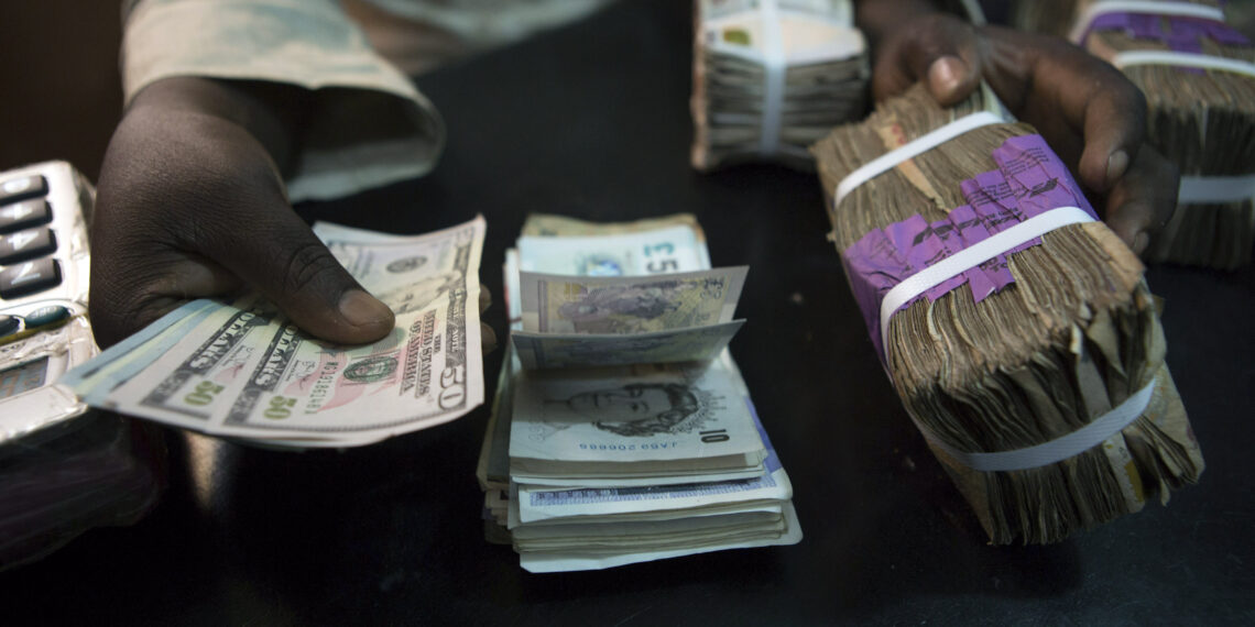 Naira dips by N24 to N385/$