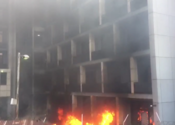 NPA headquarters deserted as insurers assess losses from arson