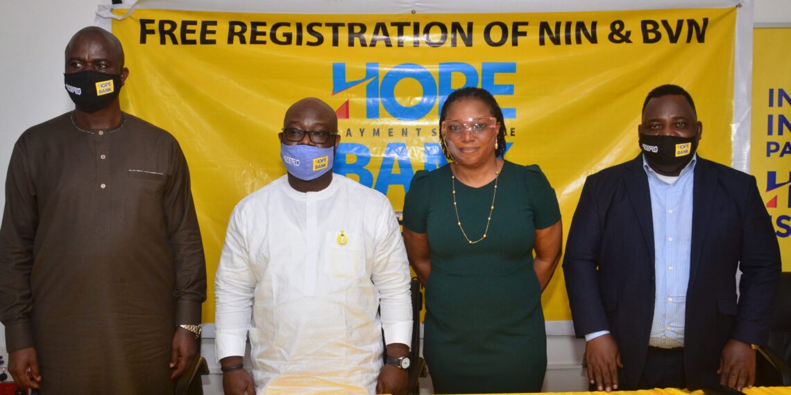 Hope PSBank begins free NIN registration for Nigerians across offices nationwide