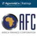 Agusto & Co. upgrades the foreign currency rating of AFC to ‘Aa’ with a stable outlook.